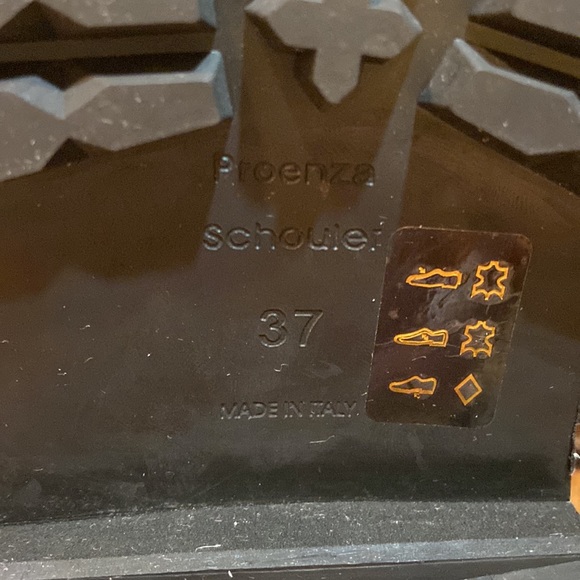 NWOT PROENZA SCHOULER Leather Combat Boots - Picture 8 of 12